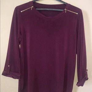 Maroon Blouse